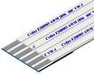Cablu flexibil 30 pini,pas 1mm, lungime 80mm,fata/fata FFC10P30-80T1 